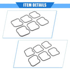 6 Pcs Valve Cover Gaskets for Dodge Ram (1989-1998) Rubber Gray