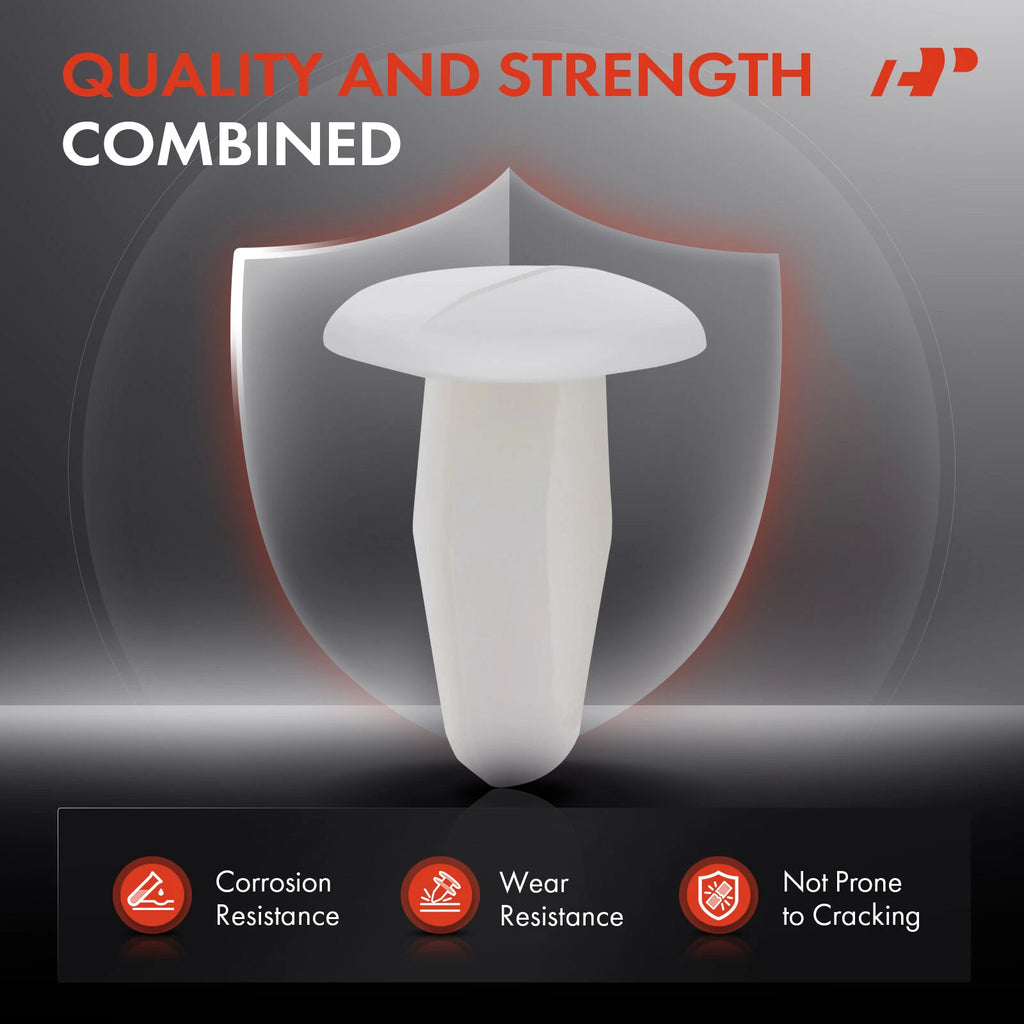 50Pcs Nylon Weatherstrip Retainer Clips for Ford F-150 F-250 (2004–2023)
