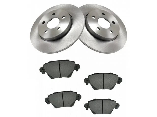 Rear Brake Pad and Rotor Kit for Jaguar X Type (2002–2004) NM637FP