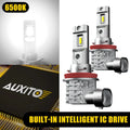 2X H11 H9 H8 LED Fog Light Bulbs for Driving Lamp (6500K White)