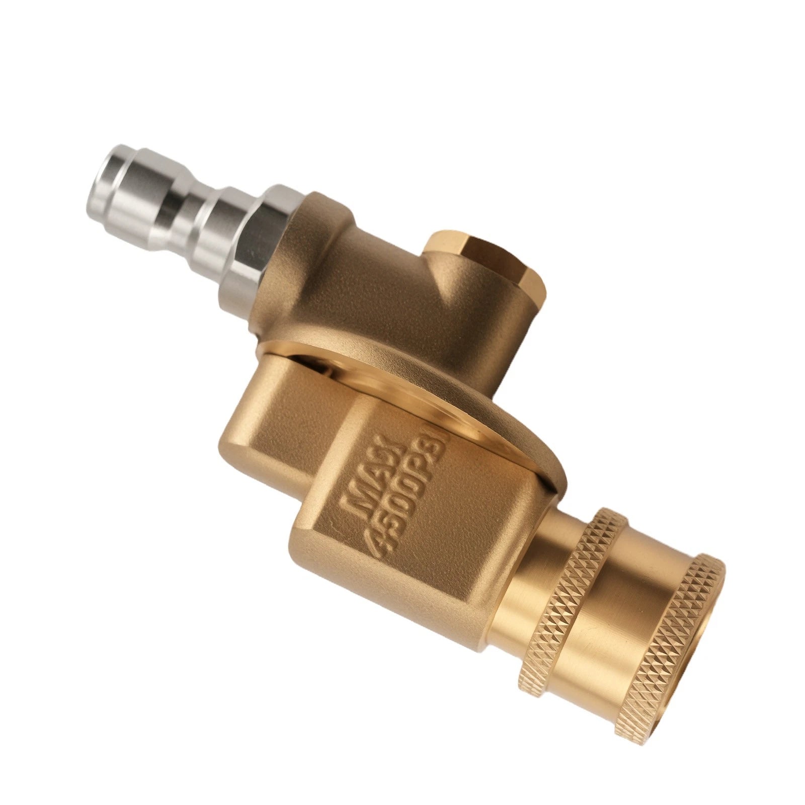 1/4in Pressure Washer Adapter Pivoting for Quick Connect Brass 4500 PSI (2024–2026)