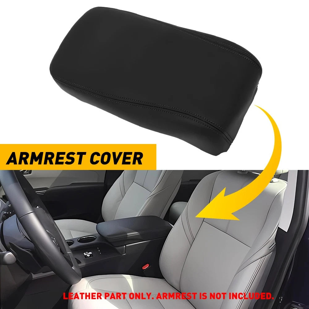 Leather Center Console Lid Armrest Cover for Toyota Avalon (2013–2018)
