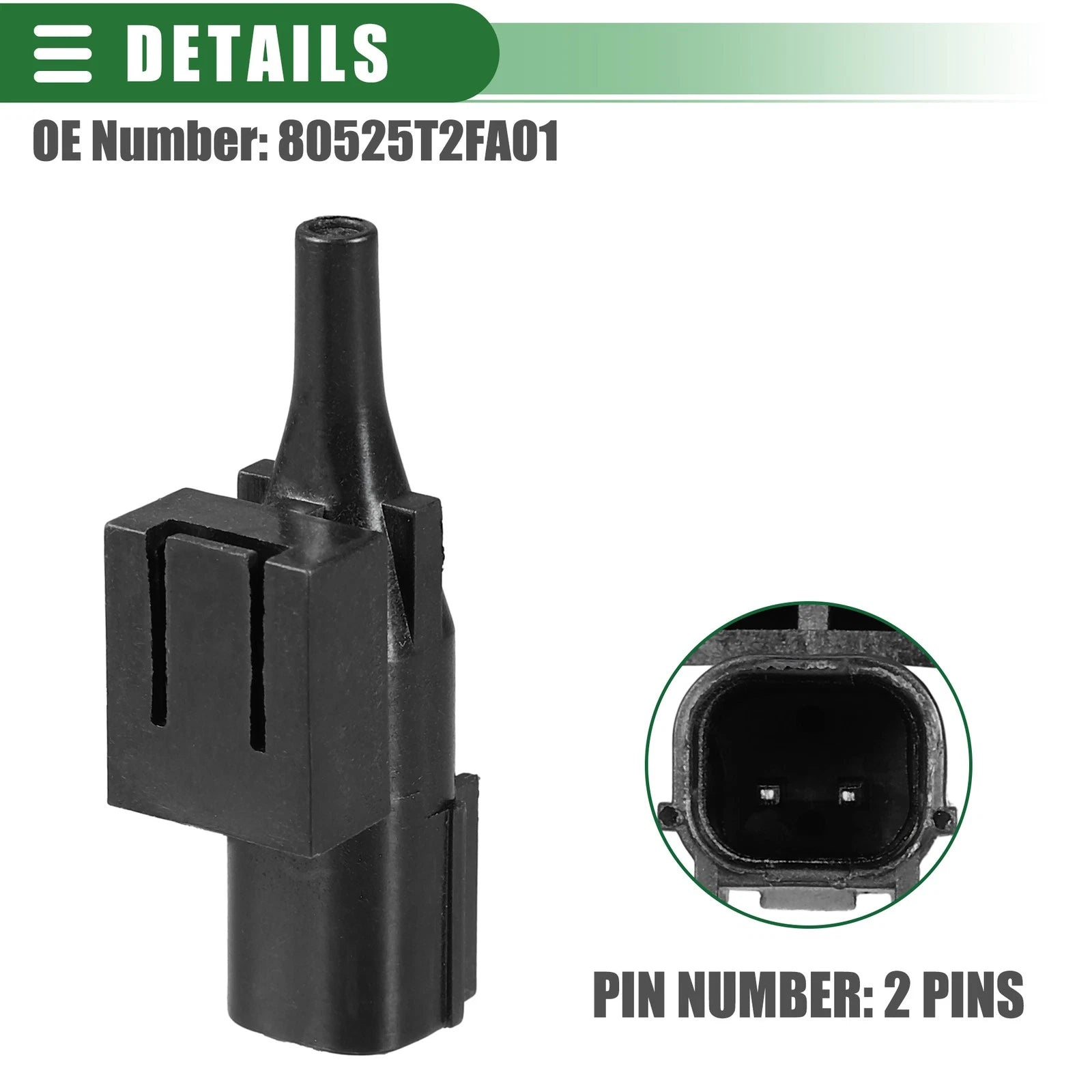Ambient Air Temperature Sensor for Honda Pilot (2016–2020) No. 80525T2FA01