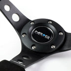 NRG Reinforced Steering Wheel 35cm 3" Deep Dish for Universal Fit (Year Unspecified)