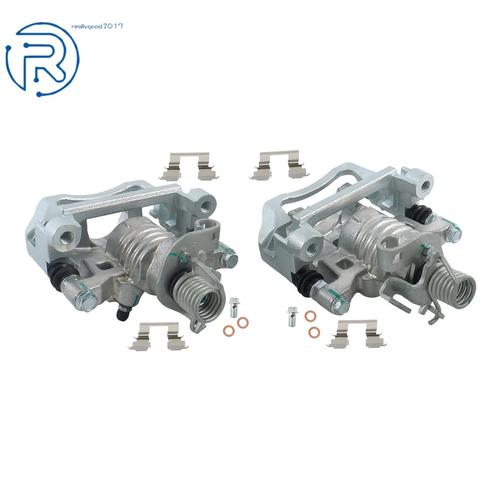 Rear LH & RH Brake Caliper w/Bracket for Buick LaCrosse, Chevy Impala, Grand Prix