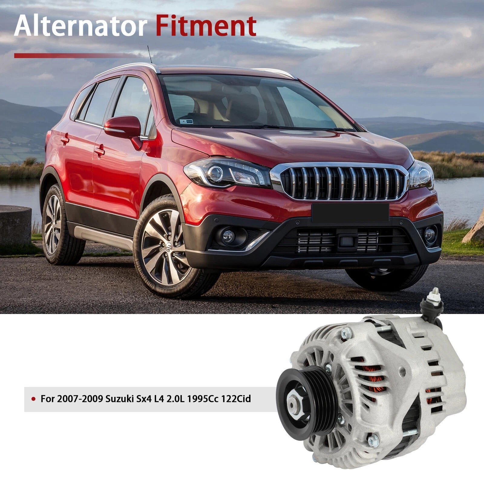 Alternator for Suzuki SX4 (2007-2009) 80Amp