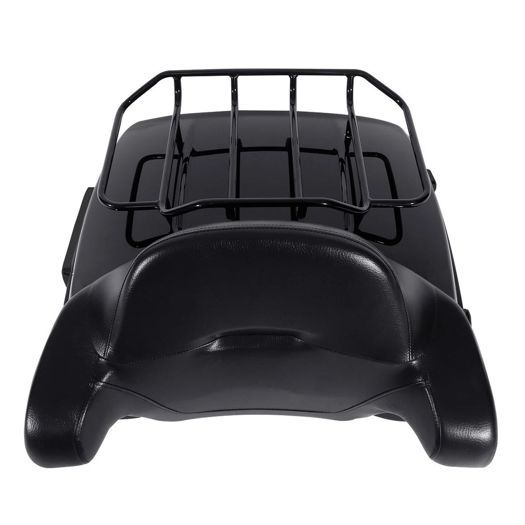 Trunk Luggage Backrest Mounting Rack for Harley Fat Boy (2008–2017) Black