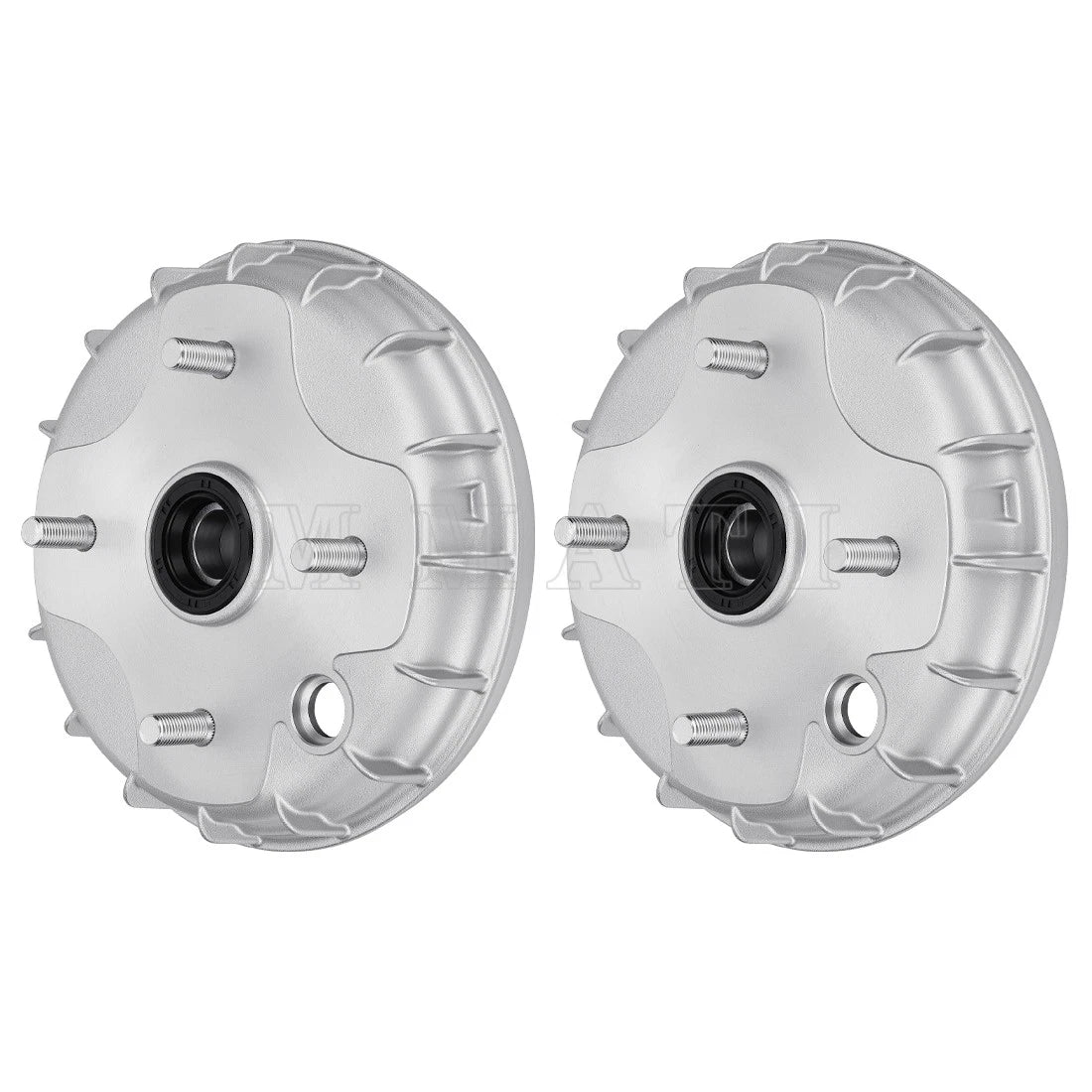 Set of 2 Front Brake Drums for Honda Rancher 350 TRX350TM TRX350TE (2000–2006)
