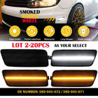 Set of 2 Front Side Marker Lights Smoked Lens for Volkswagen MK6 GTI (2010–2014) LED