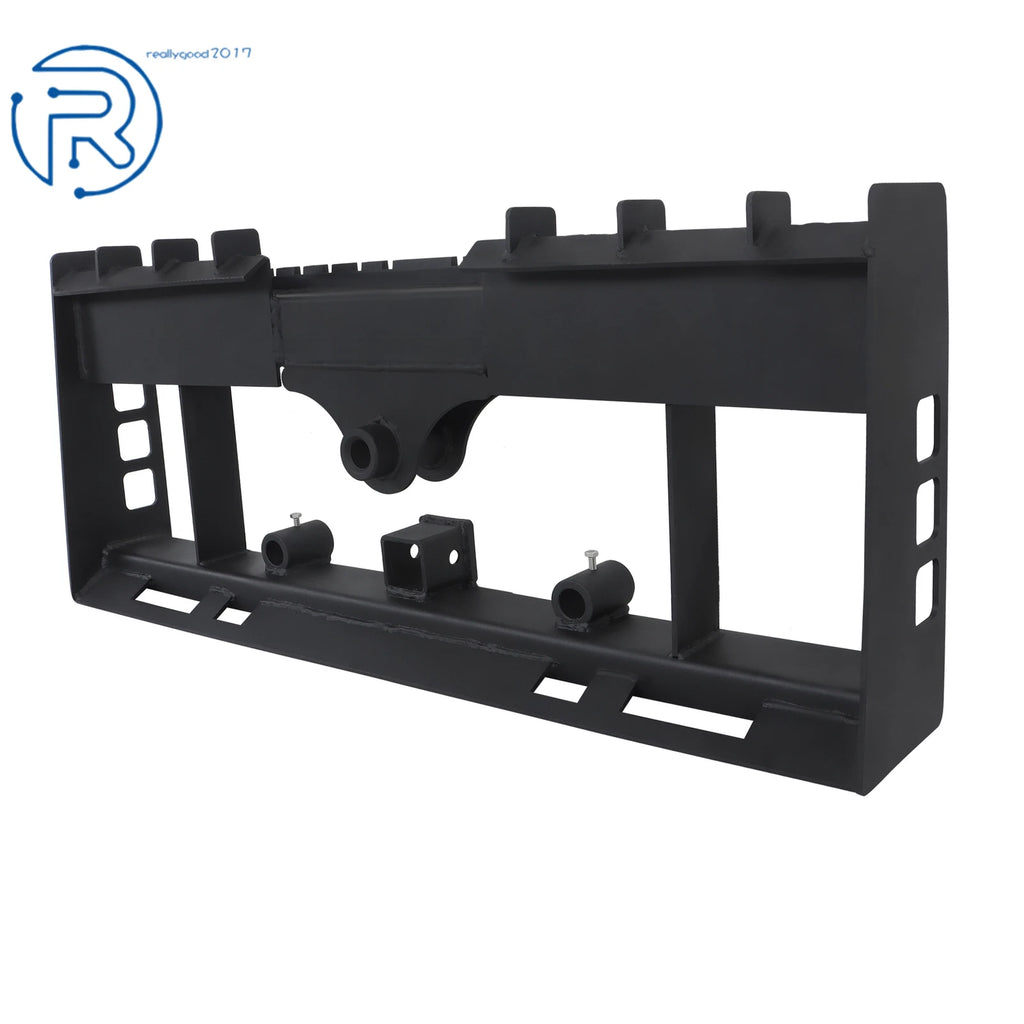 Pallet Fork Frame with Receiver Hitch for Skid Steer (2500LBS)