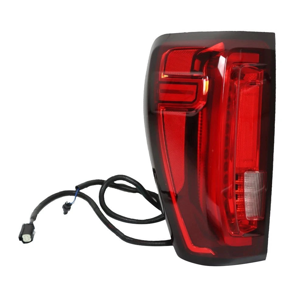 Tail Light Assembly for GMC Sierra (2019â2022) Left Side LED Black Housing