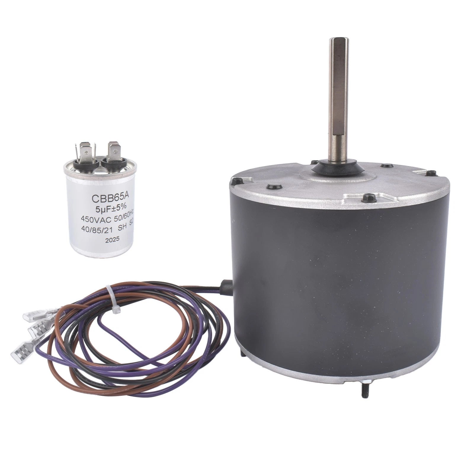 Condenser Fan Motor 1/4 HP 3-Leads 825 RPM for