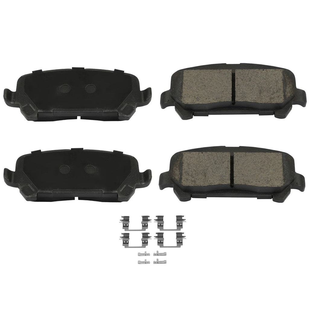 Set of 2 Rear Ceramic Brake Pads for Chevrolet Colorado (2015–2020)