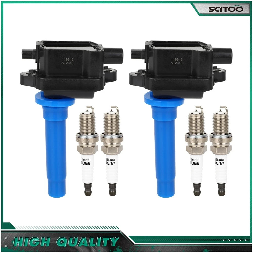 2 Ignition Coils & Spark Plugs for Kia Sportage 2.0L (1995–2002) UF283