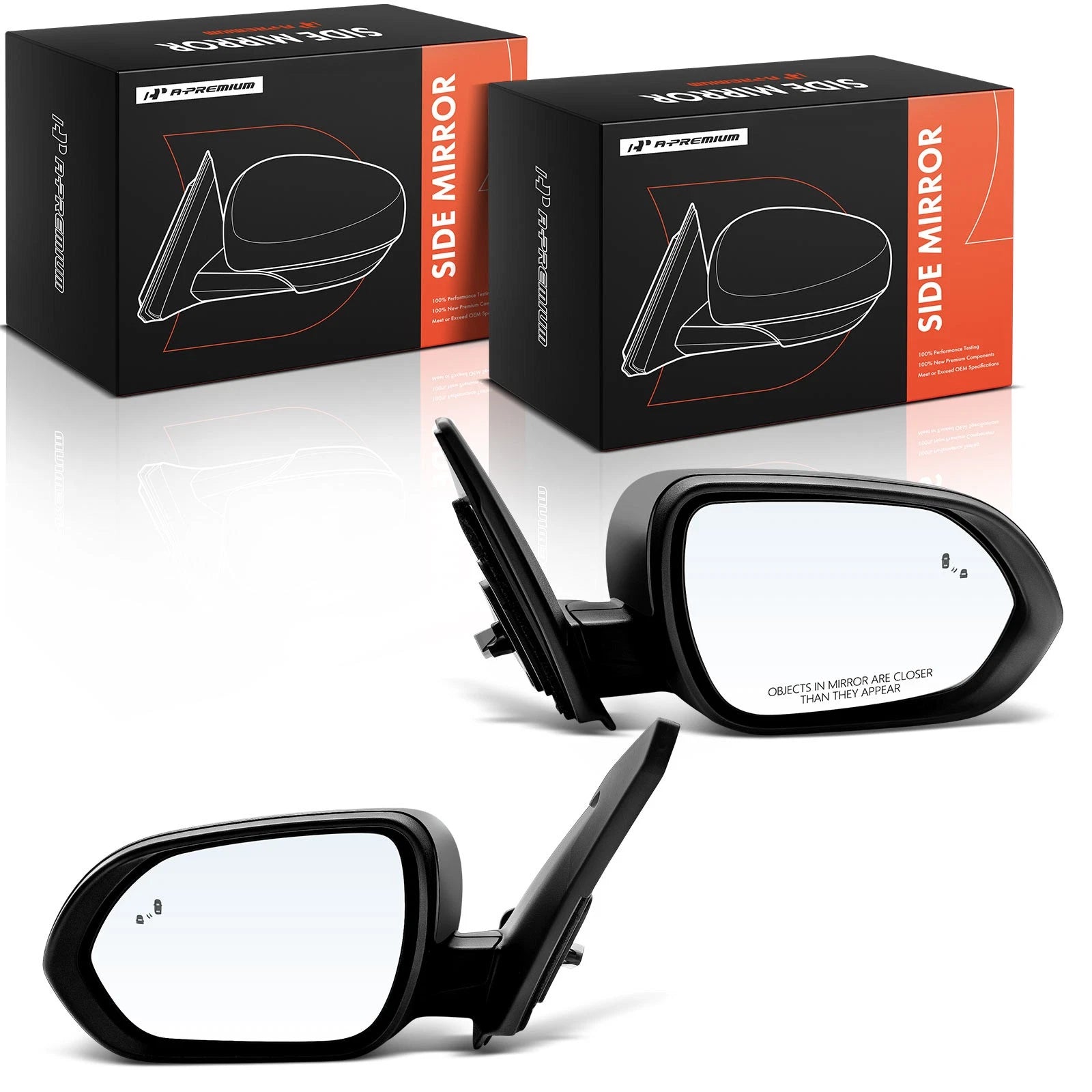 2X Power Mirrors with Blind Spot Signal Light for Kia Seltos (2021–2023)