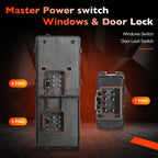 Power Window & Door Lock Switch for Ford F250 Excursion Explorer (2002-2005)