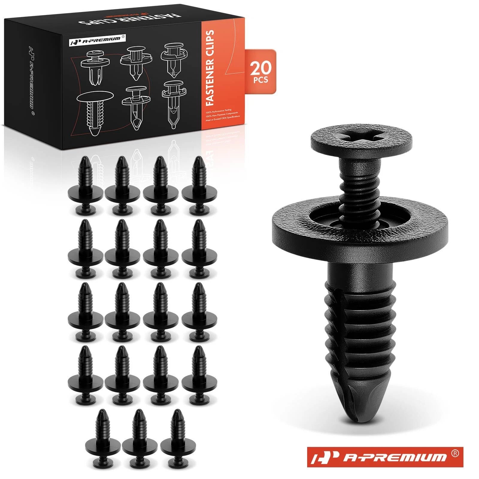 20Pcs Front Fender Bumper Retainer Clips for Ford 