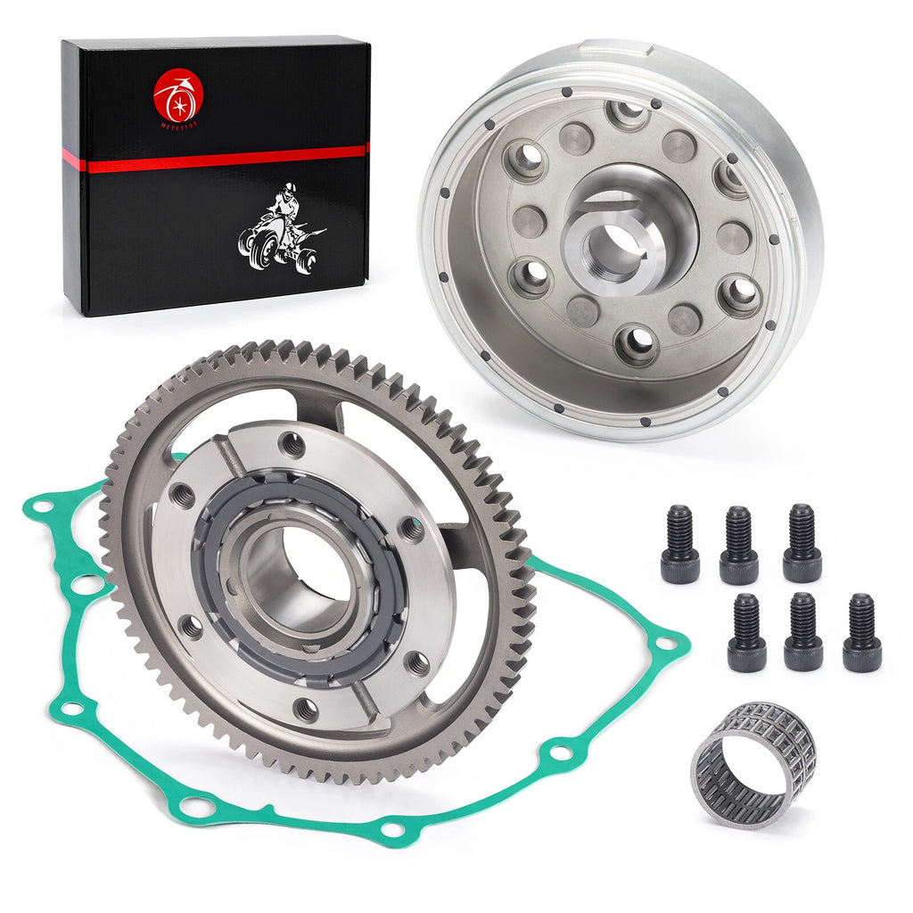 Starter One Way Clutch Kit & Flywheel Rotor for Honda TRX400EX TRX400X (1999–2014)