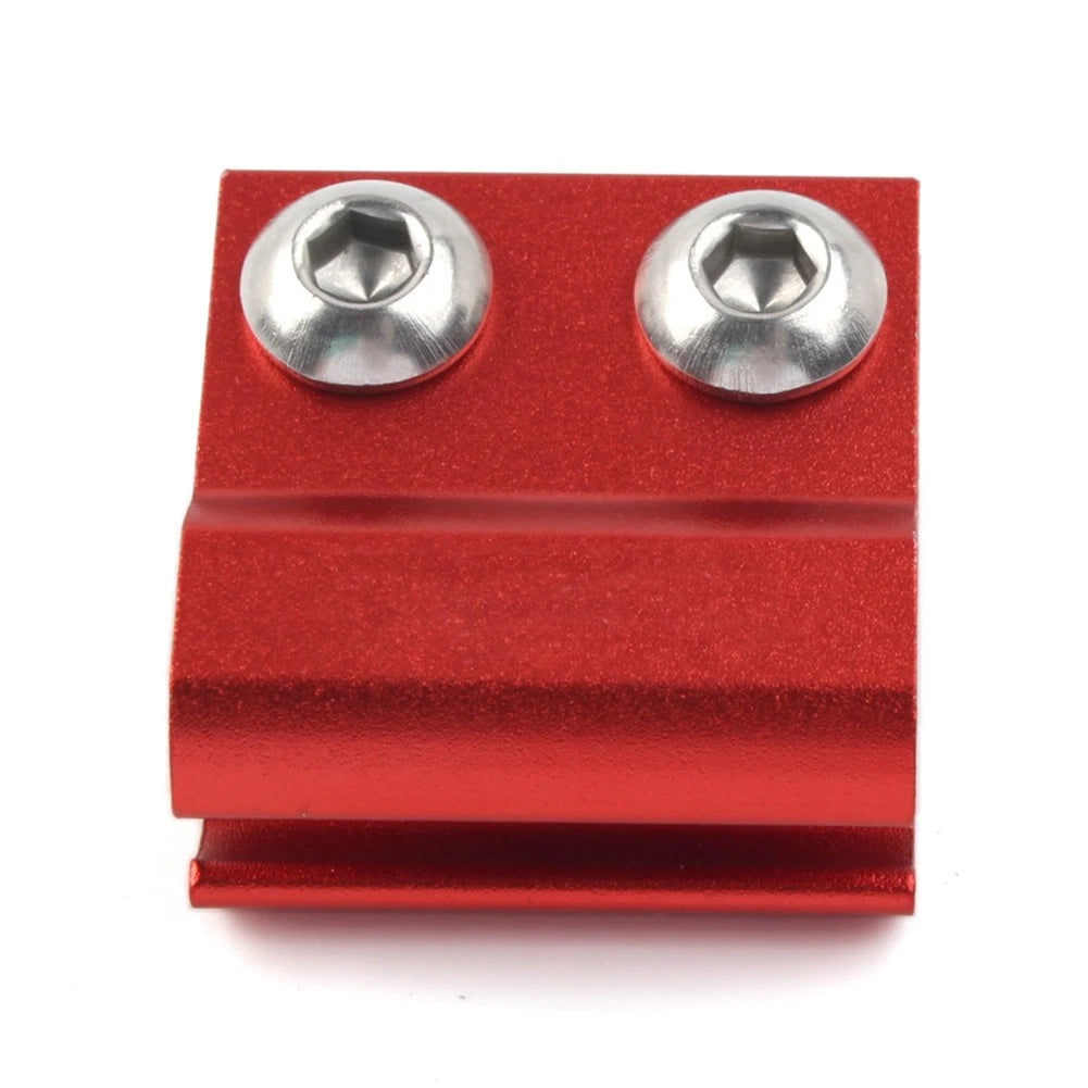 Front Brake Hose Clamp Line Holder for Honda CR80R CR85R CR125R CR250R CR500R (Red)