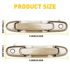 Set of 2 Exterior Door Handles for Toyota Sienna (1998–2003) Beige EPY