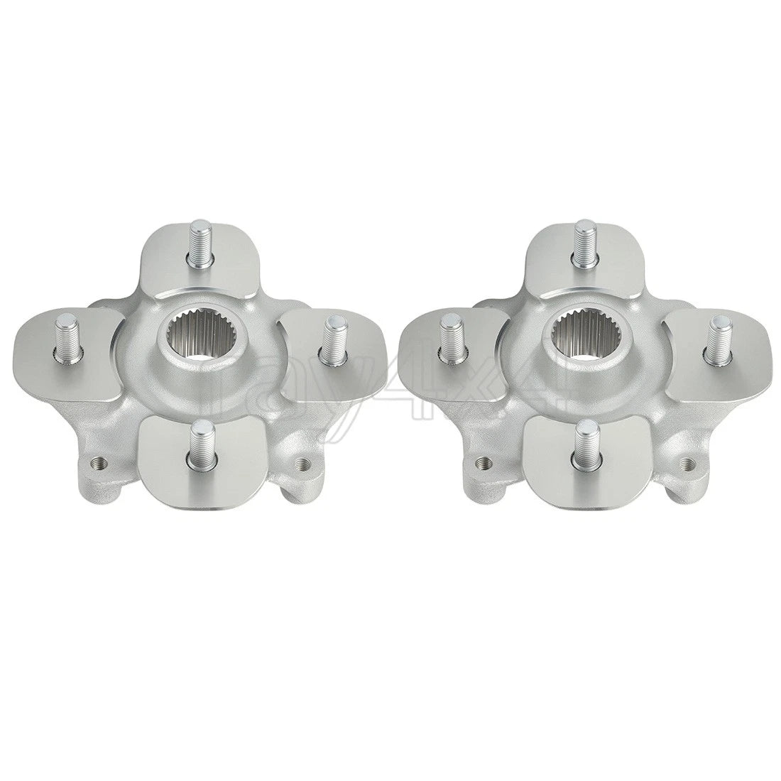 2 Front & Rear Wheel Hubs for Yamaha Kodiak 450 YFM450 4x4 (2018–2024)