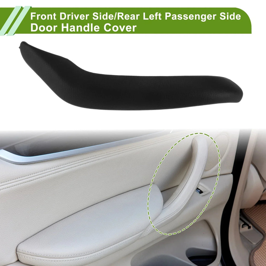 Door Panel Handle Pull Trim Cover for BMW X3 F25 Black (2010-2016)