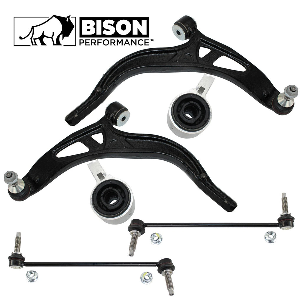 Set of 4 Front Lower Control Arms Sway Bars for Ford