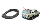 Rear Window Glass Weatherstrip Seal Replacement for Dodge Ramcharger (1981–1993)