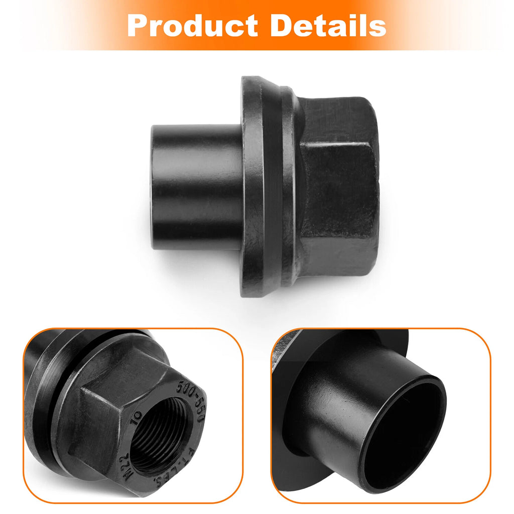 Set of 12 Wheel Nuts M22x1.5 x 19mm for (M22-1.5x19mm)