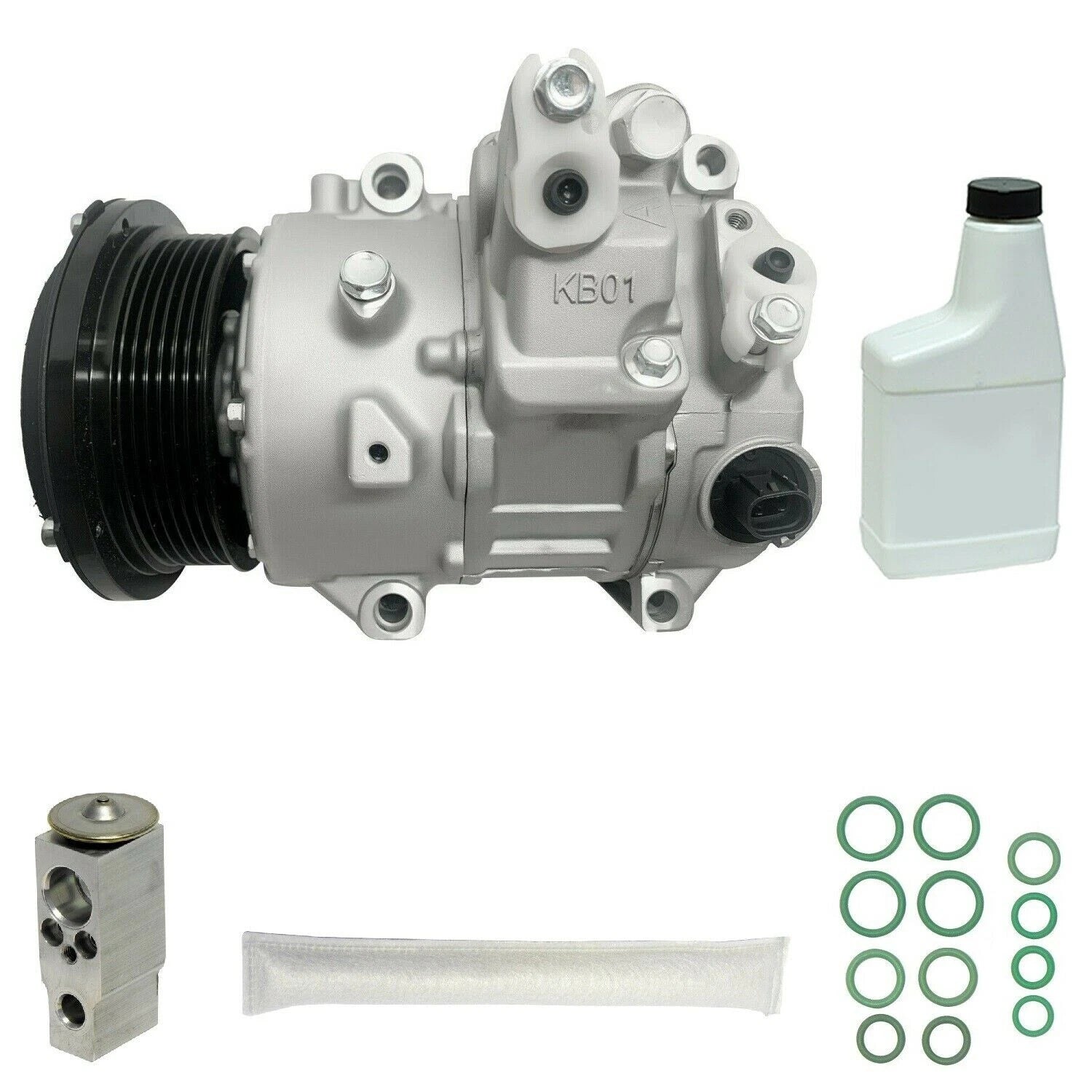 AC Compressor Kit AEG368 Replacement for Toyota Highlander 2.7L (2009–2012)