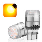 2X T20 580 7443 CANBUS LED Turn Signal Indicator Parking Light Bulbs for US L