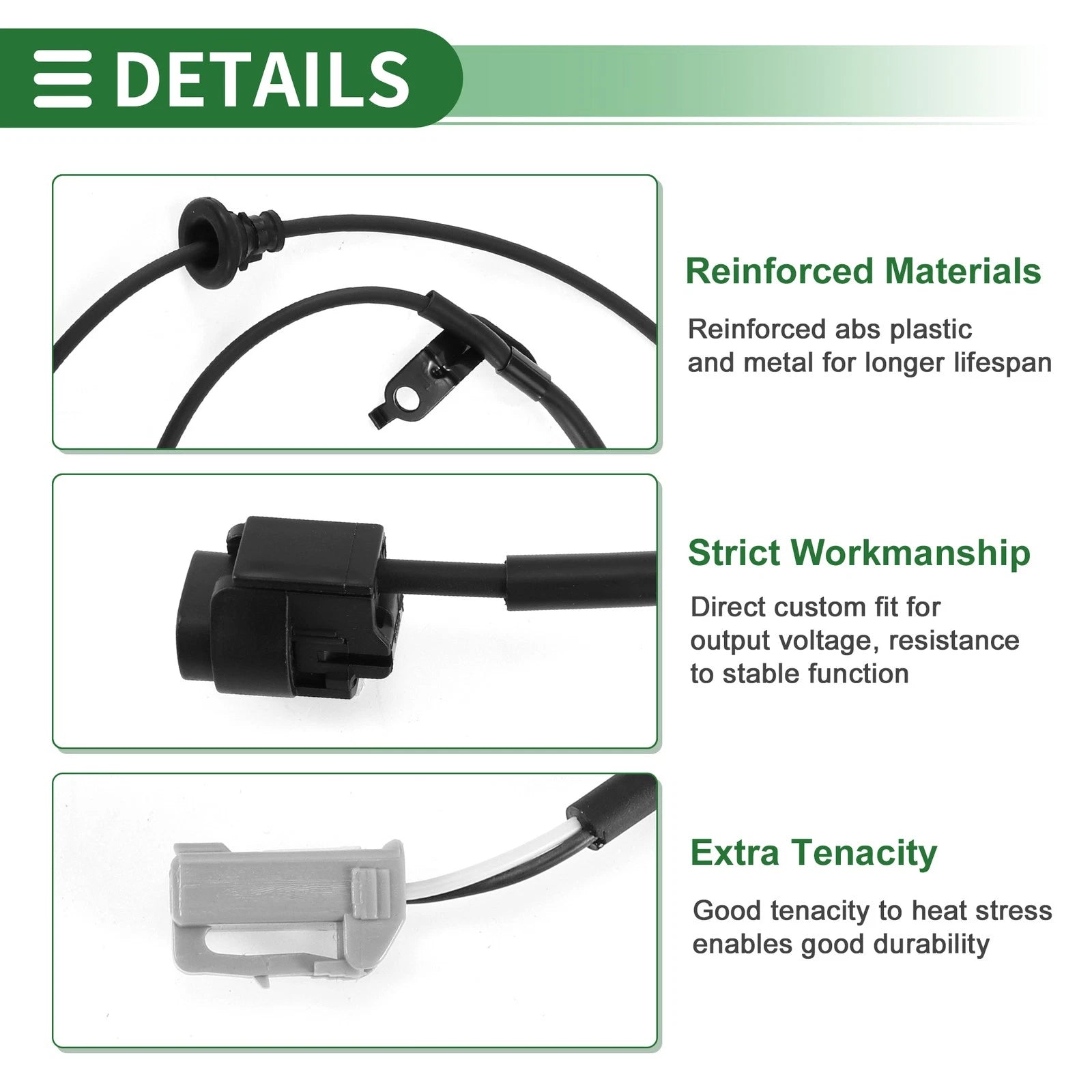 ABS Wheel Speed Sensor No. 8951633060 for Toyota Camry Avalon (2018–2023)