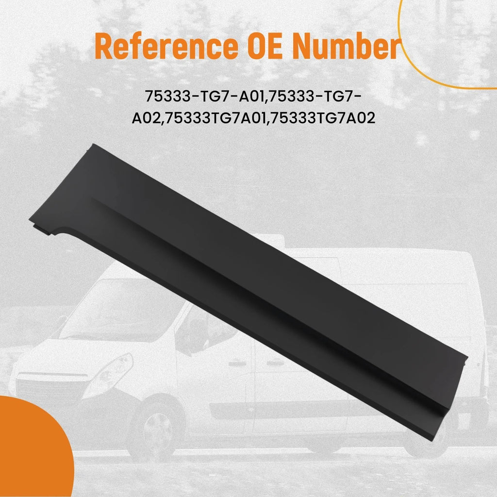 Door Lower Molding for Honda Pilot (2016–2022) Rear Left 75333-TG7-A01