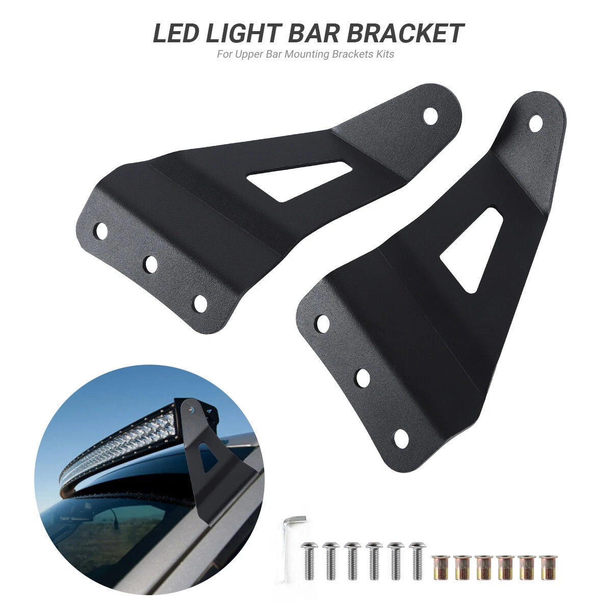 LED Light Strip Bracket for Off-Road Vehicles