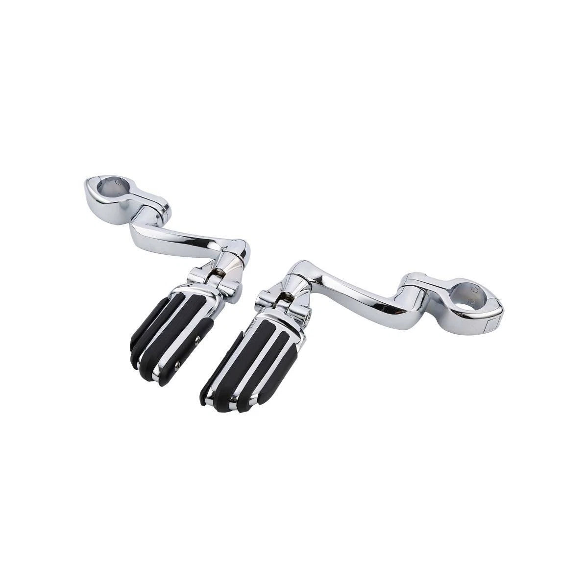 1 1/4" Highway Engine Guard Foot Peg Mount Clamps for Harley Touring