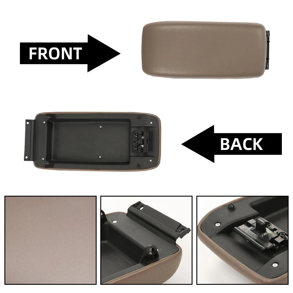 Set of 2 Inner Door Handle Pull Trim Panels Beige for BMW X1 (2009–2015)