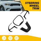 4X Center Console Steering Wheel Cover Trim for Dodge Charger (2015–2023)