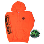 X-Large Orange Hoodie for Ford Powerstroke Diesel