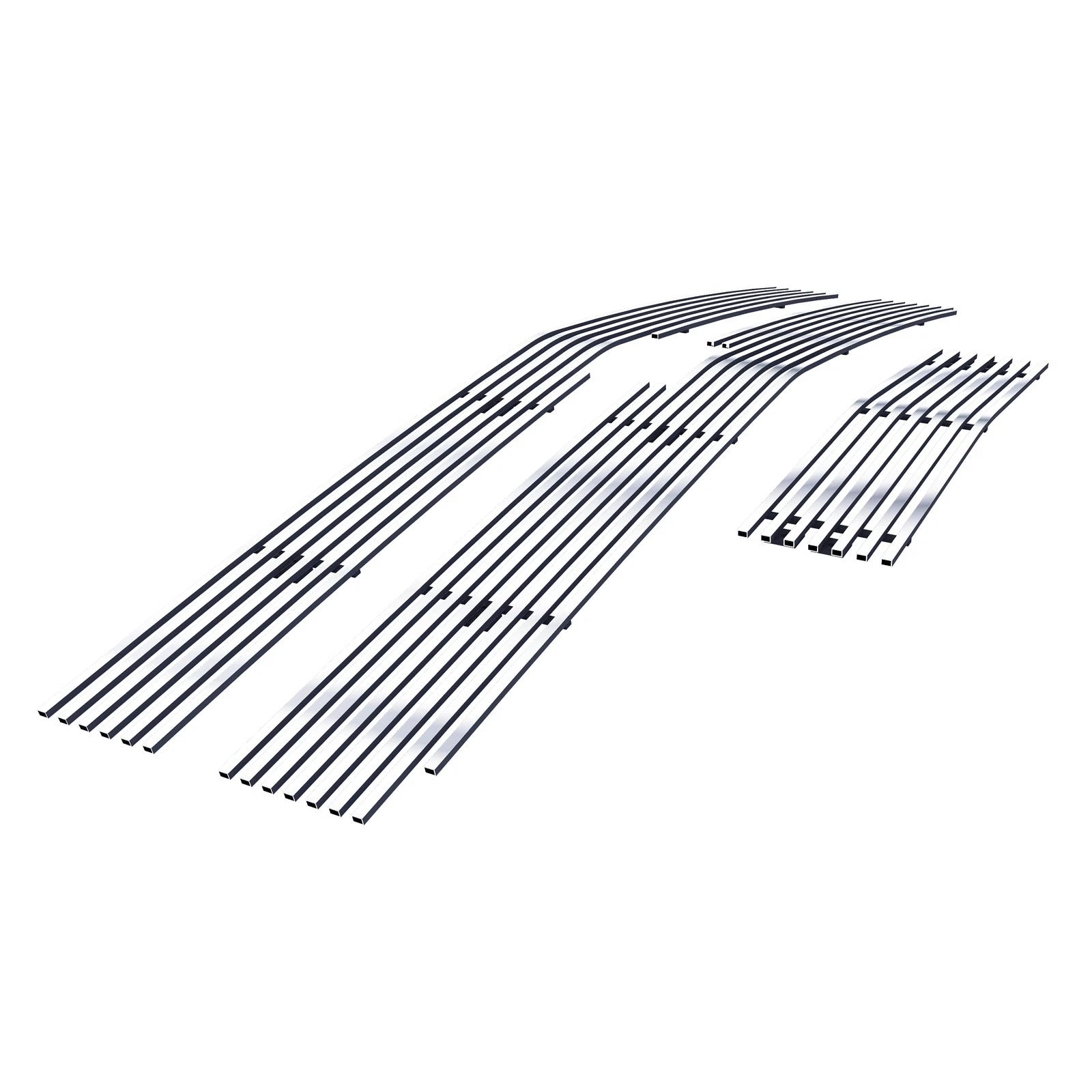 Stainless Chrome Billet Grille Combo for Chevy Silverado 2500/3500HD (2015–2018)