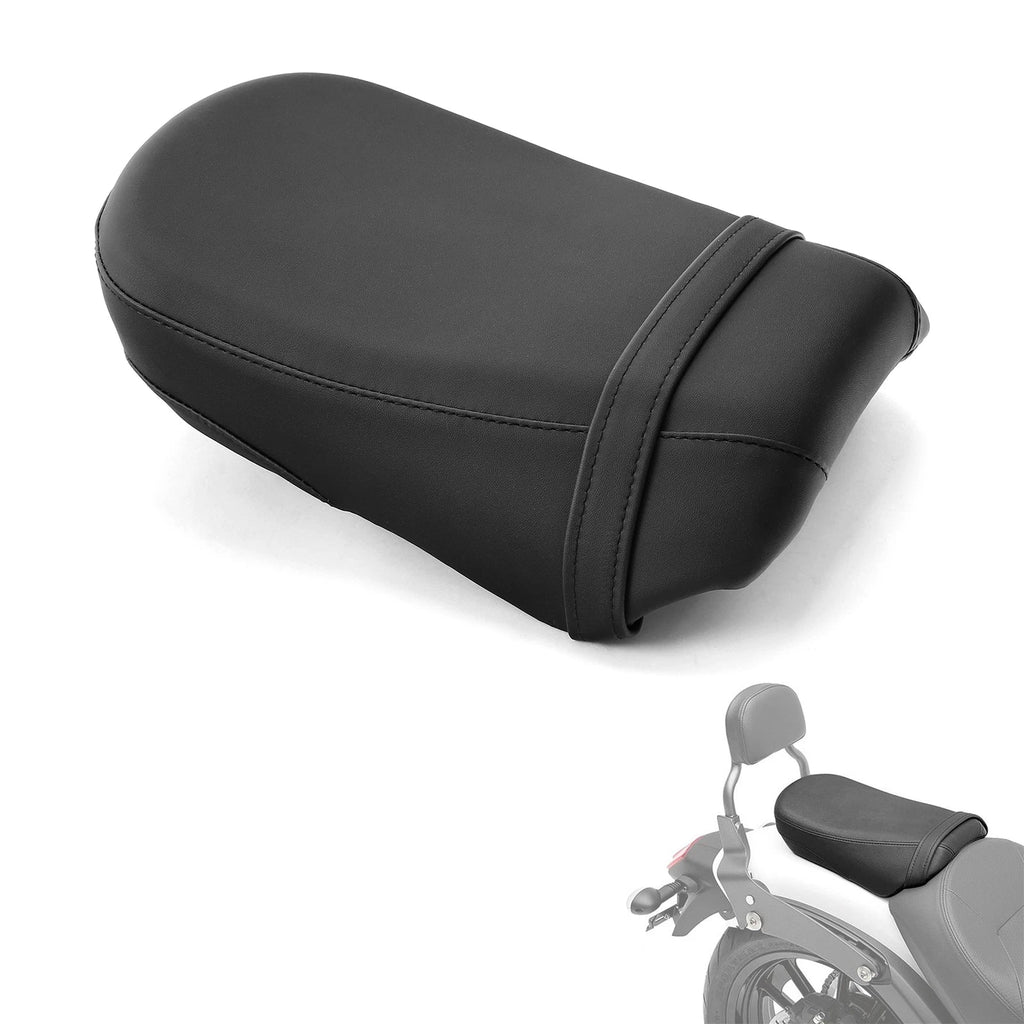 Black Passenger Pillion Rear Seat for Kawasaki Vulcan S 650 (2015-2025)