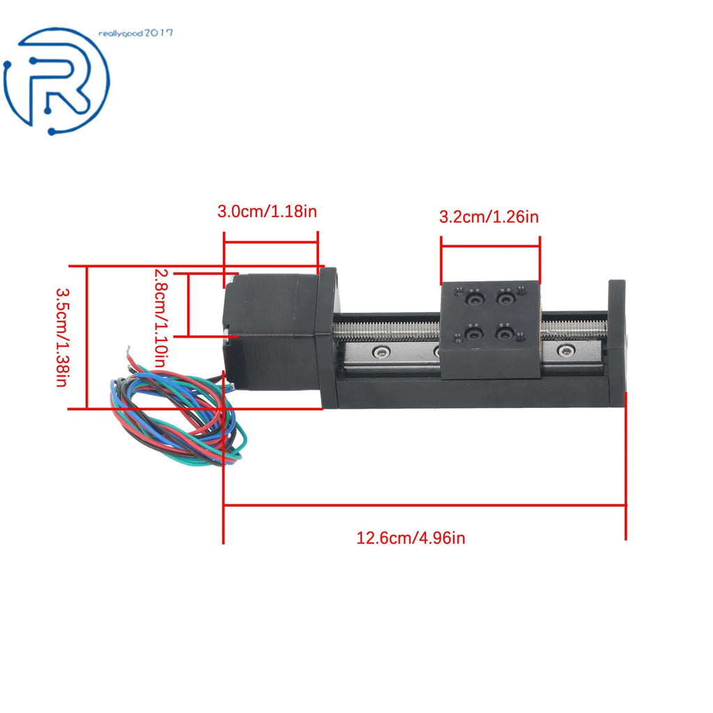 Linear Stage Actuator for CNC Router Parts (2" Stroke)