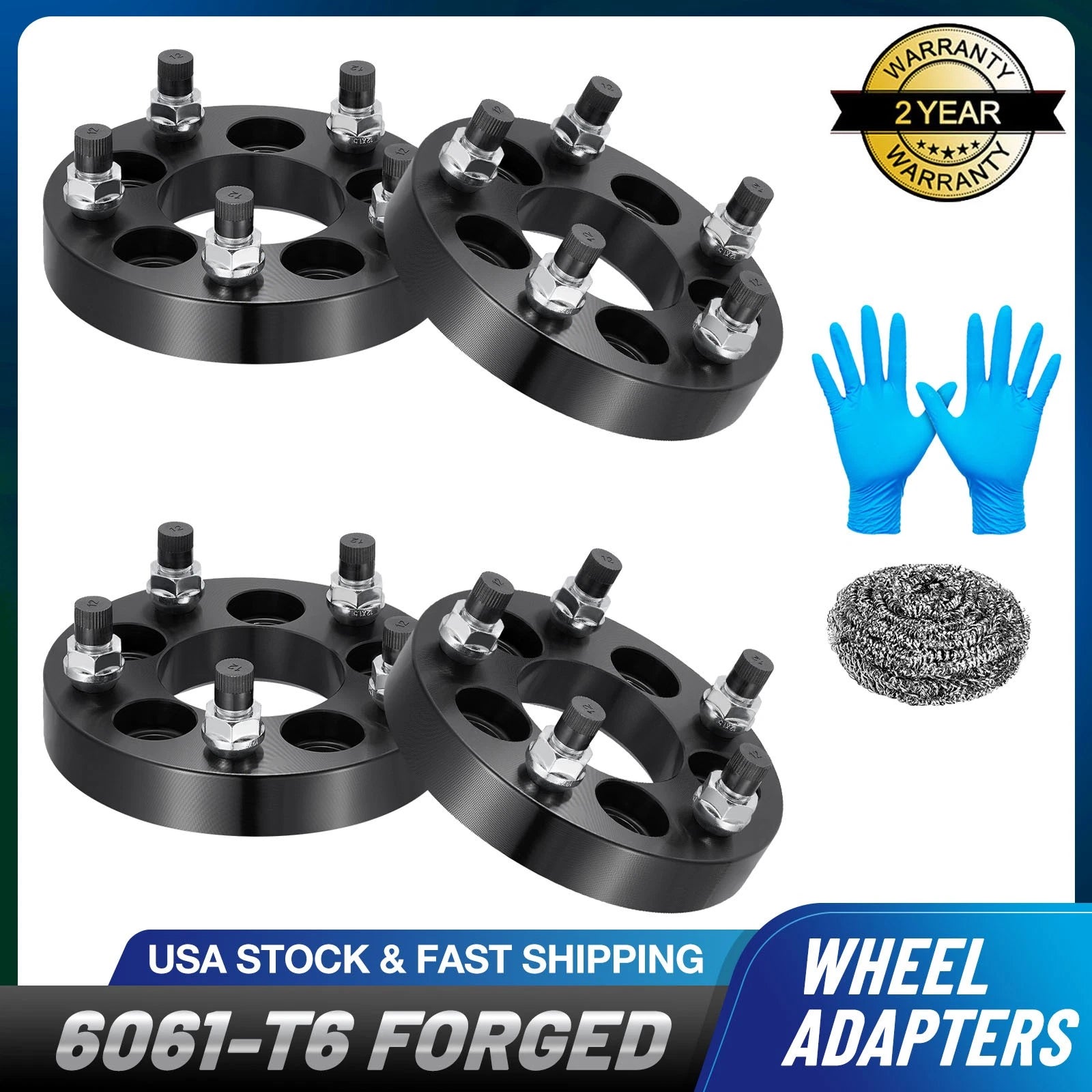 Set of 4 Wheel Adapters 5x100 to 5x114.3 for Toyota Corolla