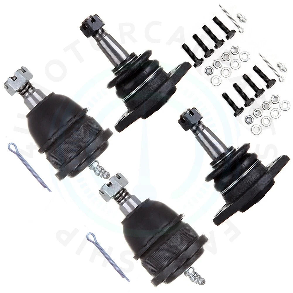 Set of 4 Front Lower Upper Ball Joints for Buick Skylark Chevrolet Chevelle (1964–1972)