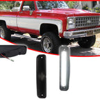 2Pcs Smoked White LED Side Marker Lights for GMC Jimmy (1973–1980)