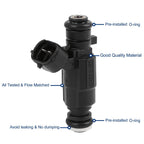 Set of 4 Fuel Injectors 35310-22600 for Hyundai Accent (2000–2005)