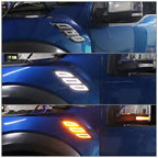 LED Daytime Running Lights DRL Amber White for Ford F-150 Raptor (2018–2019)