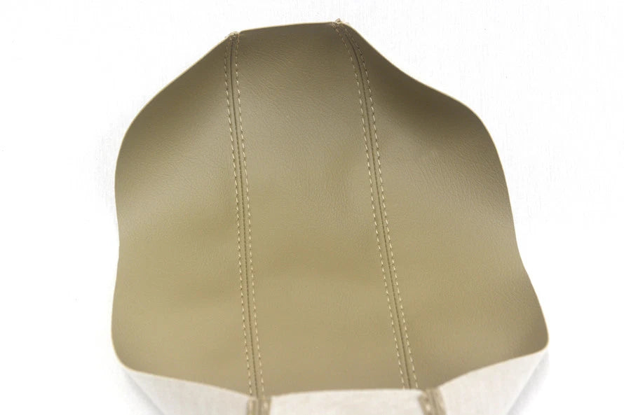 Center Console Lid Armrest Cover for Acura Vigor (1992–1994) Beige PVC Leather