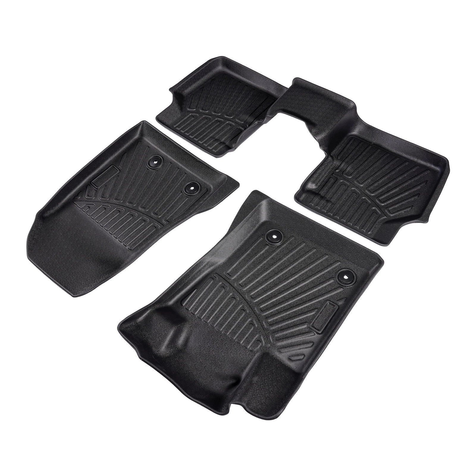 First and Second Rows Full Set Car Mats For Jeep Compass 2017 2018 2019-2025