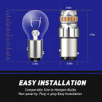 2X LED Turn Signal Light Bulbs 1157 7528 2357 for US Vehicles