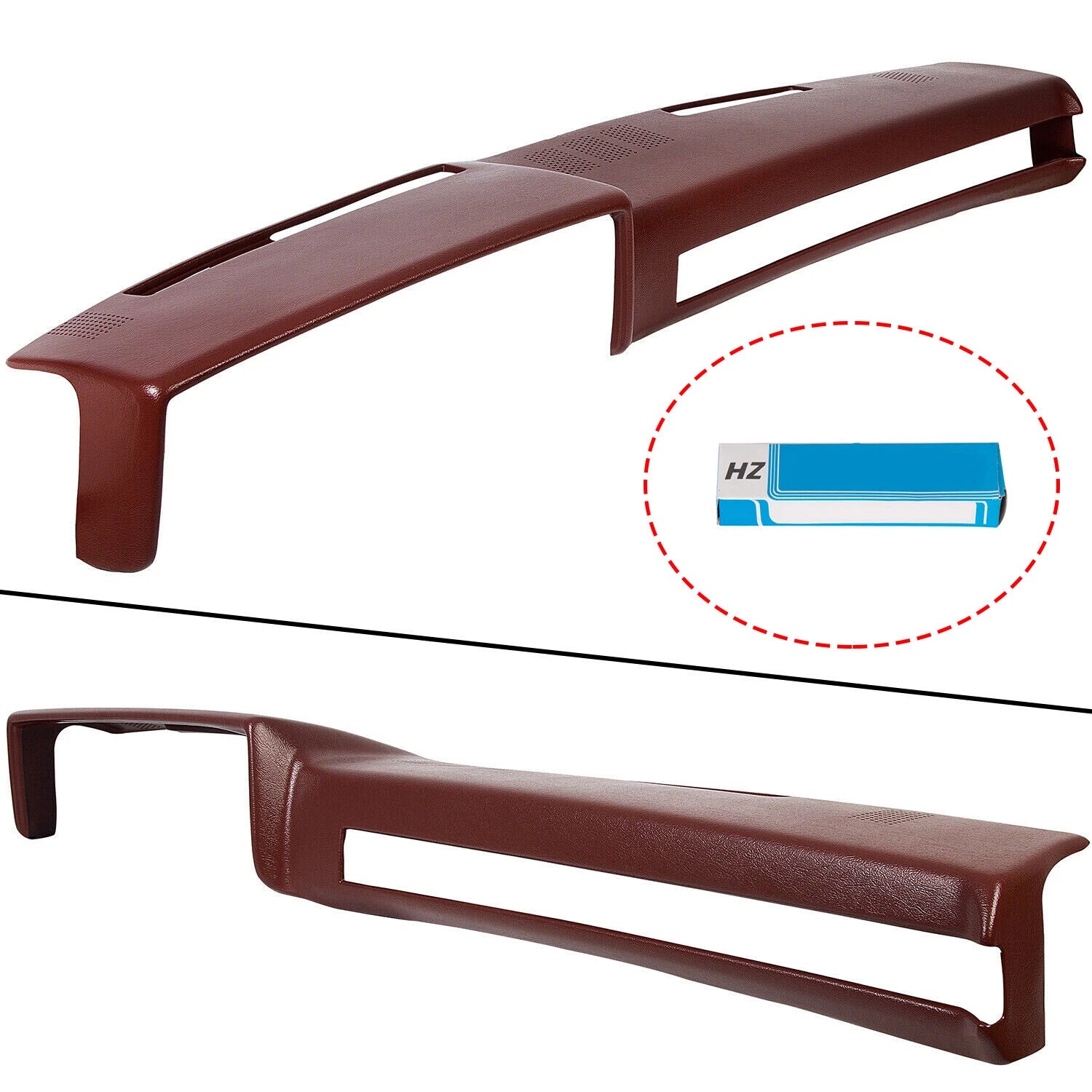 Dashboard Cover for GMC Chevy Trucks (1981–1991) 18-601-MR Maroon